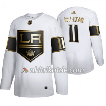 Los Angeles Kings Trikot Anze Kopitar 11 Adidas 2019-2020 Golden Edition Weiß Authentic - Herren